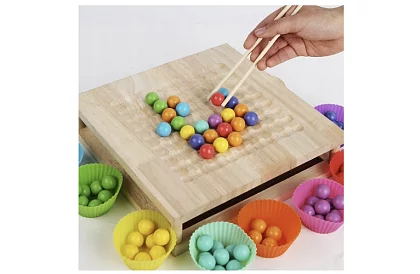 Fából játék 2 az 1-ben – farm