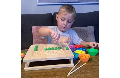 Fából játék 2 az 1-ben – farm