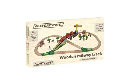 Fa fából készült vasút - vonatpálya 3,2 m