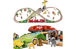 Fa fából készült vasút - vonatpálya 3,2 m