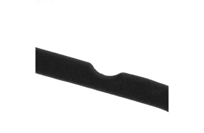 Samet vállfák ruhákhoz - 20 db - fekete