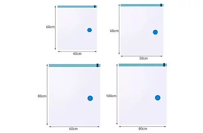 Vákuumtasak készlet – 4 méret – 10 db