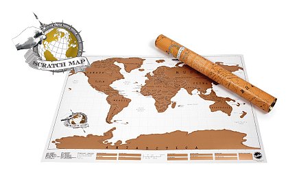 Egyedi, és asztali törlő térkép - Travel Map World