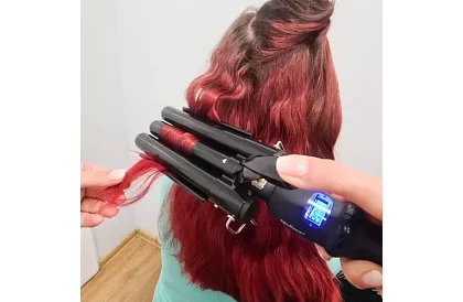 Kerámiai hármasgöndörítő – Trio Curl LCD kijelzővel