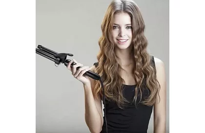 Kerámiai hármasgöndörítő – Trio Curl LCD kijelzővel