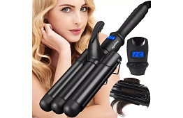 Kerámiai hármasgöndörítő – Trio Curl LCD kijelzővel