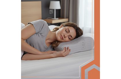 Ortopédiai memóriahabos párna