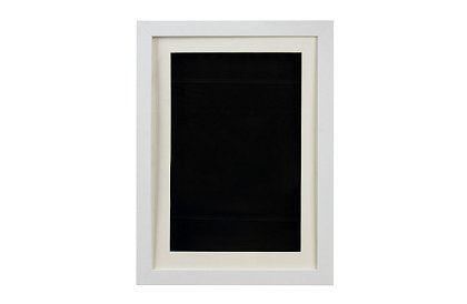 Művészi nyitott keret fényképekhez – A4-es rajzok - fehér