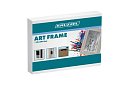 Művészi nyitott keret fényképekhez – A4-es rajzok - fehér