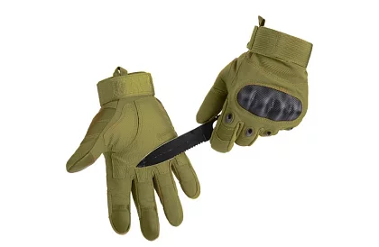 Taktikai érintőkesztyű - XL méret - khaki