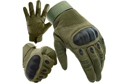 Taktikai érintőkesztyű - XL méret - khaki