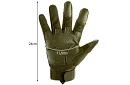 Taktikai érintőkesztyű - XL méret - khaki