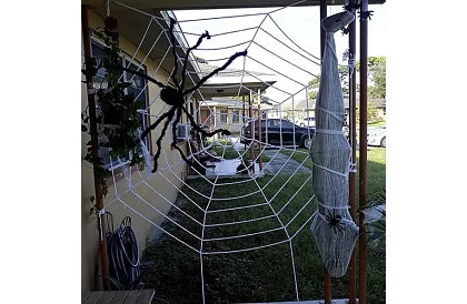 Mesterséges óriás pók - dekoráció 90 cm