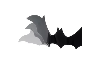 Szett 3 műanyag denevér Halloweenra – 47, 37 és 31 cm