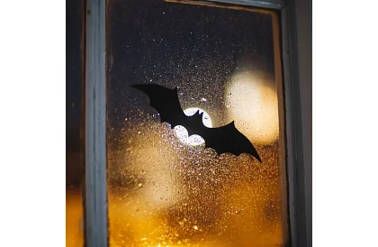 Szett 3 műanyag denevér Halloweenra – 47, 37 és 31 cm