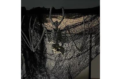 Kis denevér 30 cm - halloween dekoráció