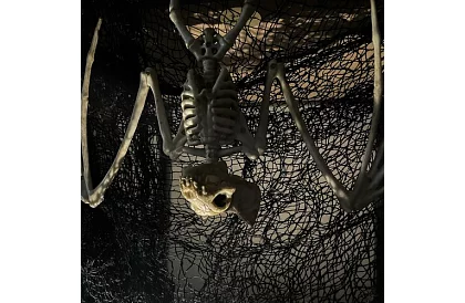 Kis denevér 30 cm - halloween dekoráció