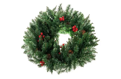 Dekoratív koszorú - 60cm