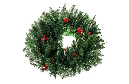 Dekoratív koszorú - 60cm