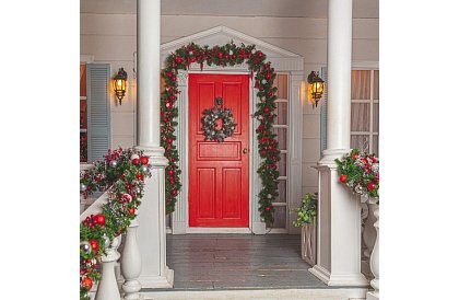 Dekoratív koszorú - 60cm