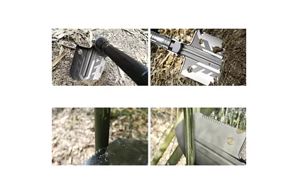 Összecsukható katonai lapát - 16 az 1-ben