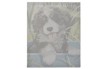 Számozott festés - kutya - 40x30 cm