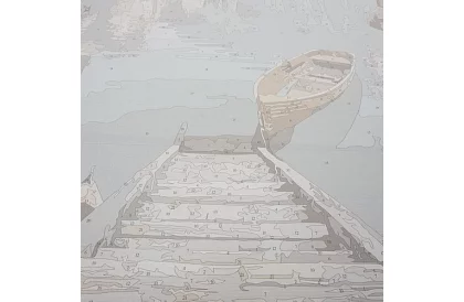 Festés számok szerint - hegyi táj - 40x50 cm