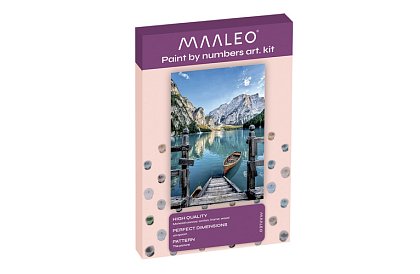 Festés számok szerint - hegyi táj - 40x50 cm