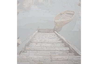 Festés számok szerint - hegyi táj - 40x50 cm