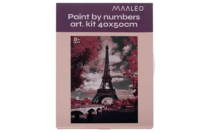 Számozott festés - Eiffel-torony - 40x50 cm