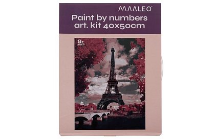 Számozott festés - Eiffel-torony - 40x50 cm