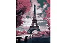 Számozott festés - Eiffel-torony - 40x50 cm