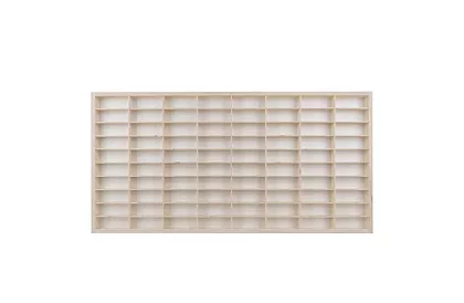 Fa fából készült polc – autószervező – 80 rekesz