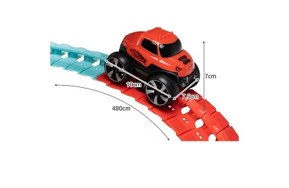 Rugalmas autópálya 4,8 méter + autó