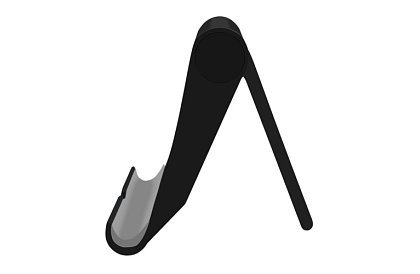 Asztali telefon tartó – fekete