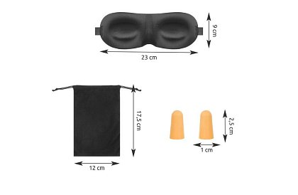 Alvás szett – szemmaszk és fülzár + tok