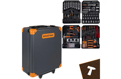 Szerszámkészlet alumínium táskában - 1000 db a készletben