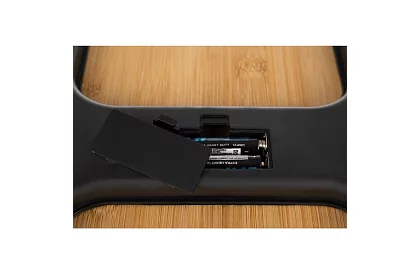 Bambusz LCD személyi mérleg – 180 kg-ig