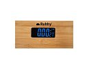 Bambusz LCD személyi mérleg – 180 kg-ig