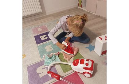 Háztartási gépek készlet – vasaló, mosógép, porszívó