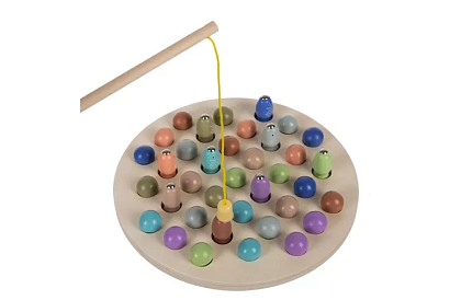 Fa mágneses játék - halacskák fogása