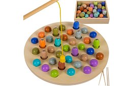 Fa mágneses játék - halacskák fogása