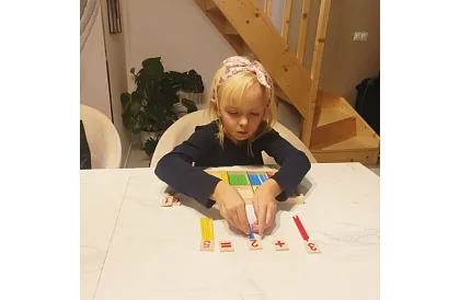 Fa wooden educational mathematical abacus