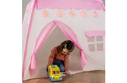 Gyerek sátor – világítással ellátott házikó