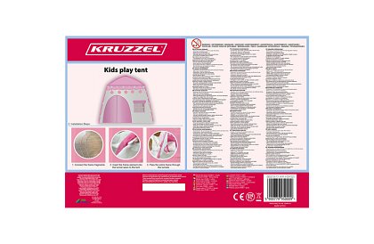 Gyerek sátor – világítással ellátott házikó