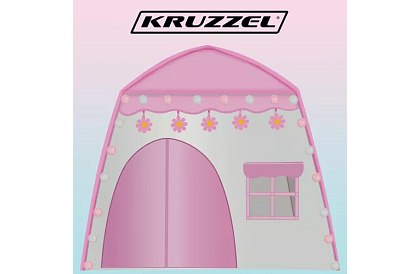 Gyerek sátor – világítással ellátott házikó