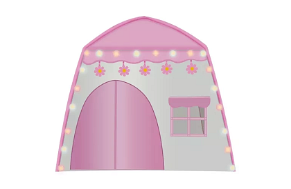 Gyerek sátor – világítással ellátott házikó