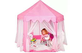 Gyerek rózsaszín sátor – palota 135 x 135 x 140 cm