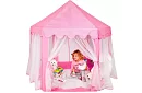 Gyerek rózsaszín sátor – palota 135 x 135 x 140 cm