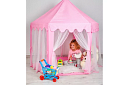 Gyerek rózsaszín sátor – palota 135 x 135 x 140 cm